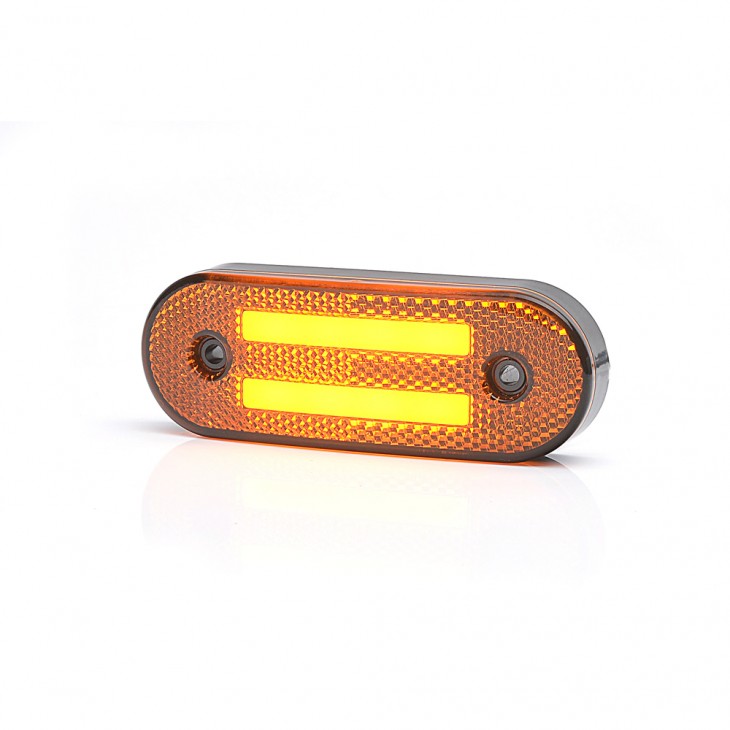 Lampa gabarit led 1223 w175, 12v-24v, pozitie portocaliu was - 1223 - WAS