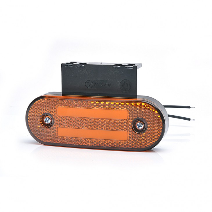 Lampa gabarit led 1223 w175, 12v-24v, pozitie portocaliu was - 1223 - WAS