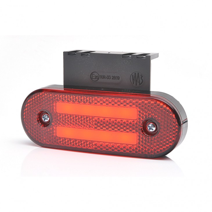 Lampa gabarit led 1224 w175, 12v-24v, pozitie rosu was - 1224 - WAS