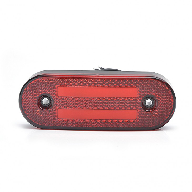 Lampa gabarit led 1224 w175, 12v-24v, pozitie rosu was - 1224 - WAS
