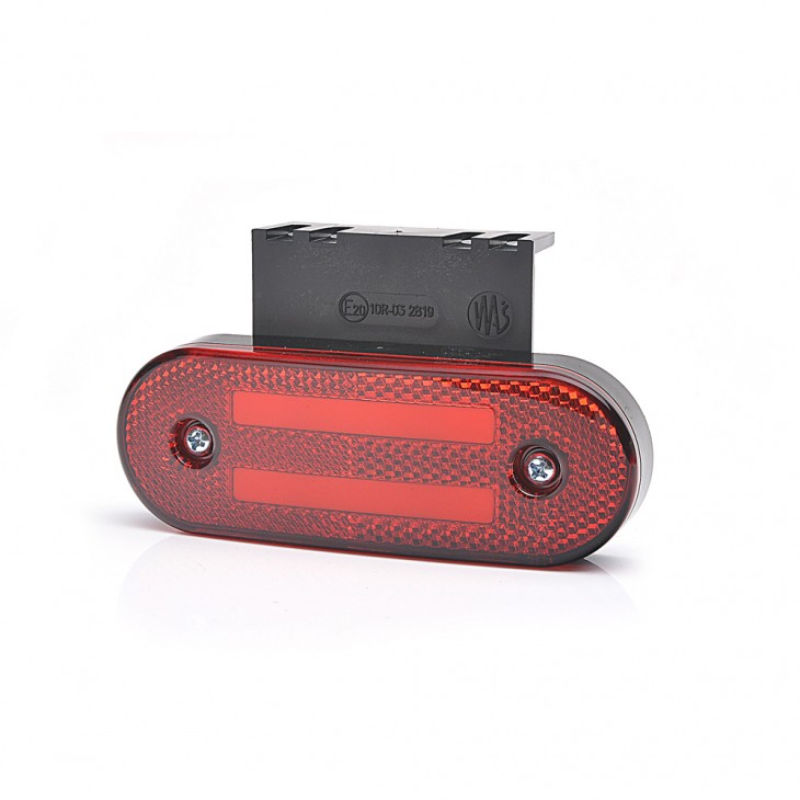 Lampa gabarit led 1224 w175, 12v-24v, pozitie rosu was - 1224 - WAS