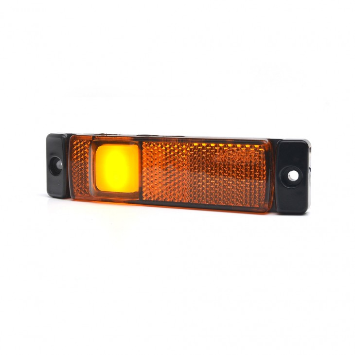 Lampa gabarit led 1235 w45, 12v-24v, pozitie portocaliu was - 1235 - WAS