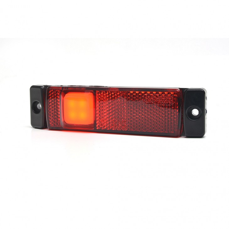 Lampa gabarit led 1236 w45ns, 12v-24v, pozitie rosu was - 1236 - WAS