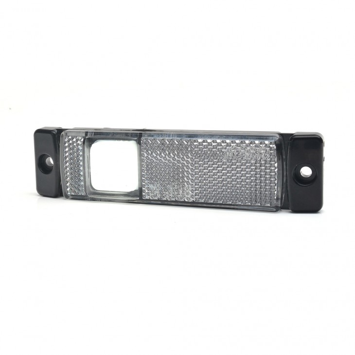 Lampa gabarit led 1237 w45ns, 12v-24v, pozitie alb was - 1237 - WAS