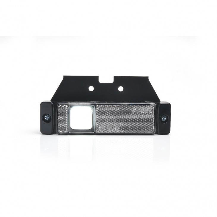 Lampa gabarit led 1237 w45ns, 12v-24v, pozitie alb was - 1237 - WAS