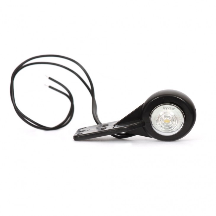 Lampa gabarit led 125 w23, 12v-24v, pozitie alb / rosu was - 125 - WAS