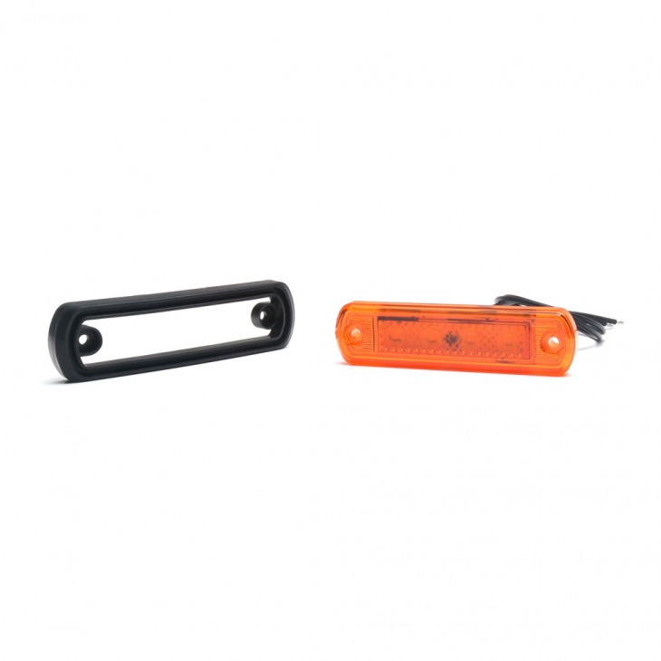 Lampa gabarit led 1338 w189, 12v-24v, pozitie portocaliu was - 1338 - WAS