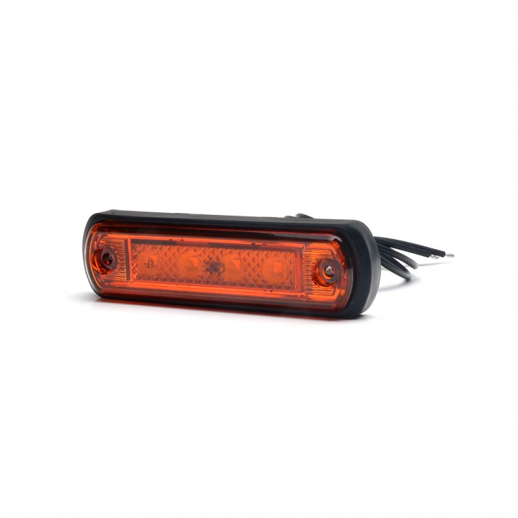 Lampa gabarit led 1338 w189, 12v-24v, pozitie portocaliu was - 1338 - WAS