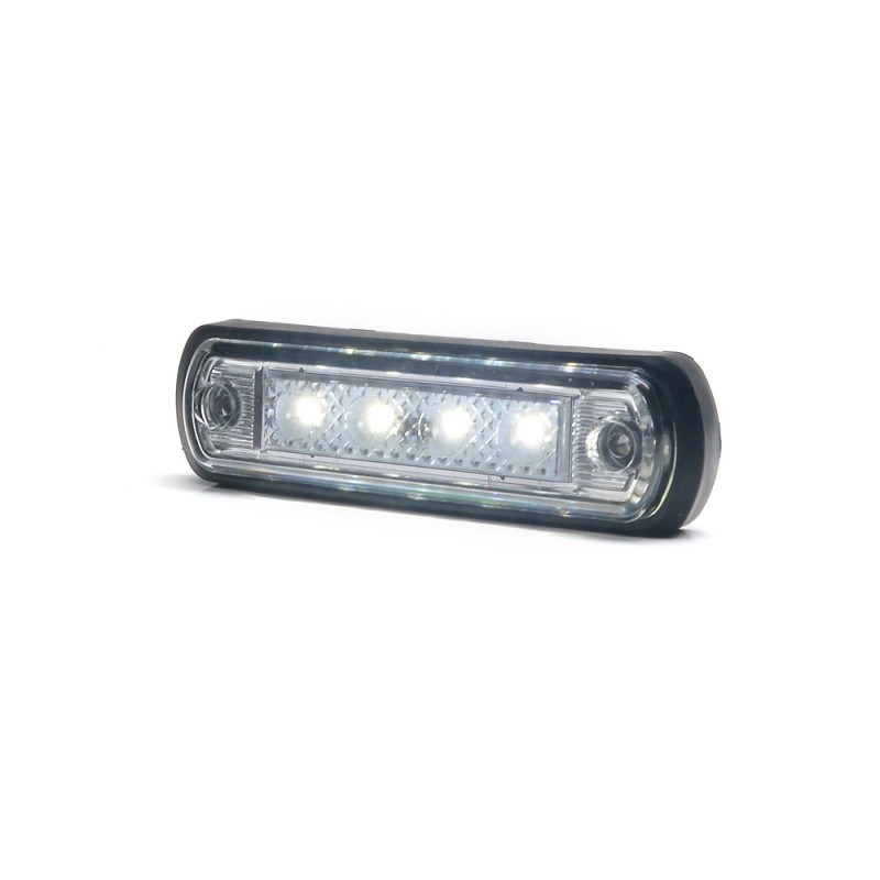 Lampa gabarit led 1340 w189, 12v-24v, pozitie alb was - 43498 - WAS