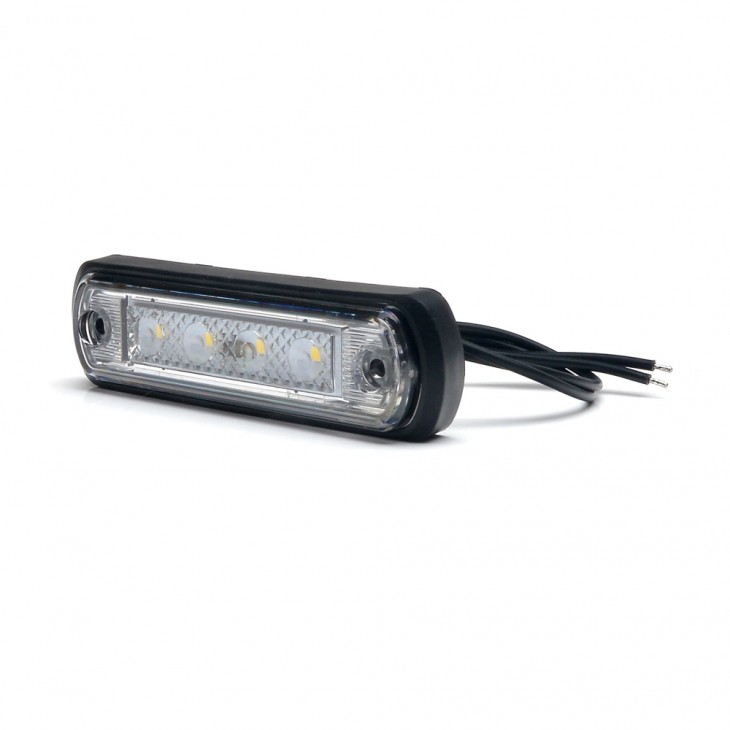 Lampa gabarit led 1340 w189, 12v-24v, pozitie alb was - 1340 - WAS