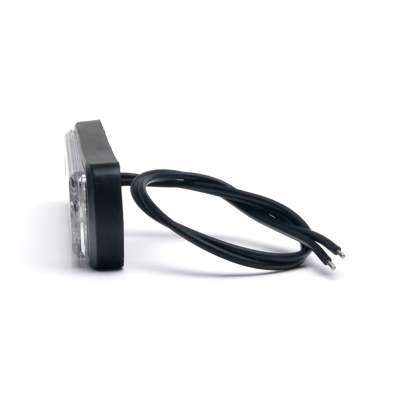 Lampa gabarit led 1340 w189, 12v-24v, pozitie alb was - 43498 - WAS