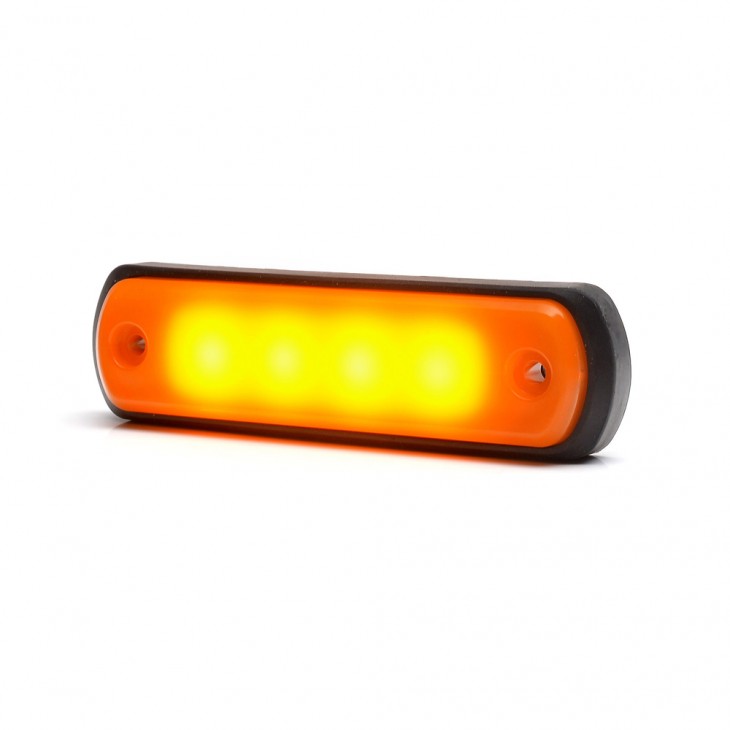 Lampa gabarit led 1341 w189n, 12v-24v, pozitie portocaliu was - 1341 - WAS