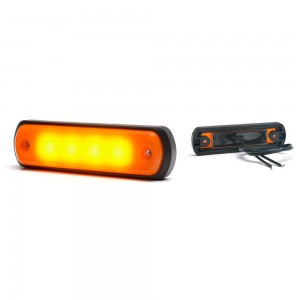 Lampa gabarit led 1341 w189n, 12v-24v, pozitie portocaliu was