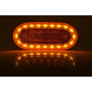 Lampa gabarit led 1386 w197, 12v-24v, pozitie portocaliu was