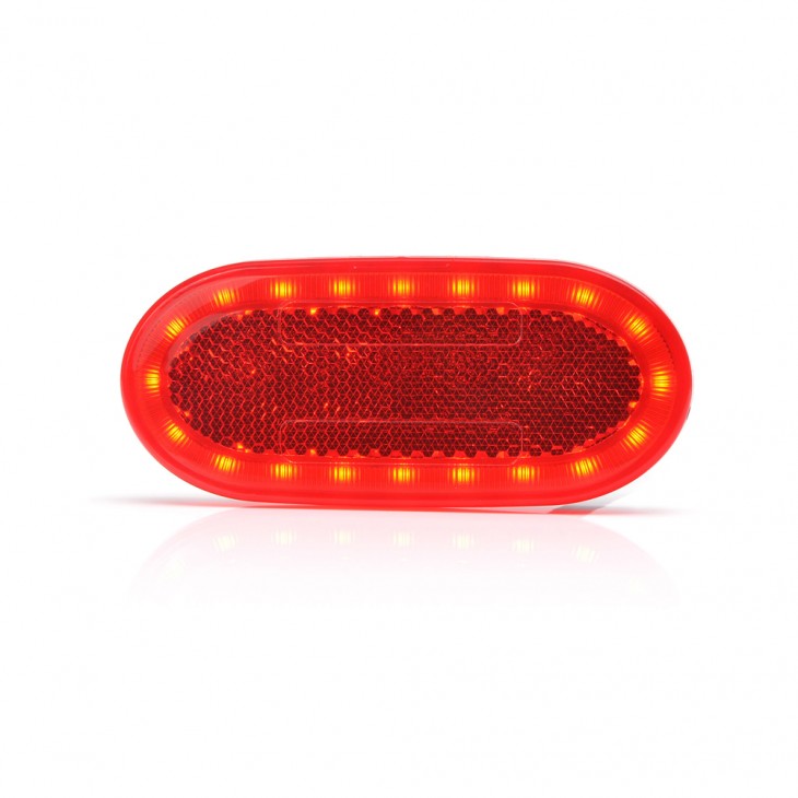 Lampa gabarit led 1387 w197, 12v-24v, pozitie rosu was - 1387 - WAS