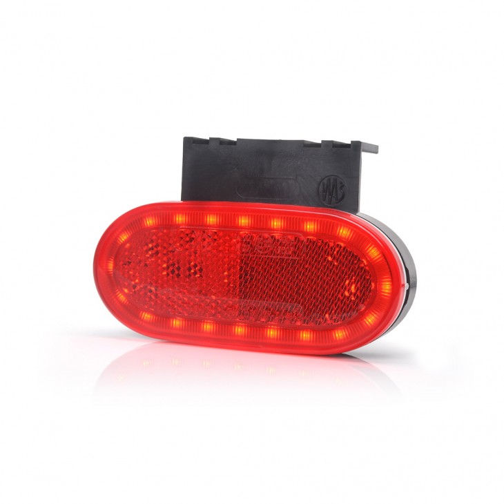 Lampa gabarit led 1387 w197, 12v-24v, pozitie rosu was - 1387 - WAS
