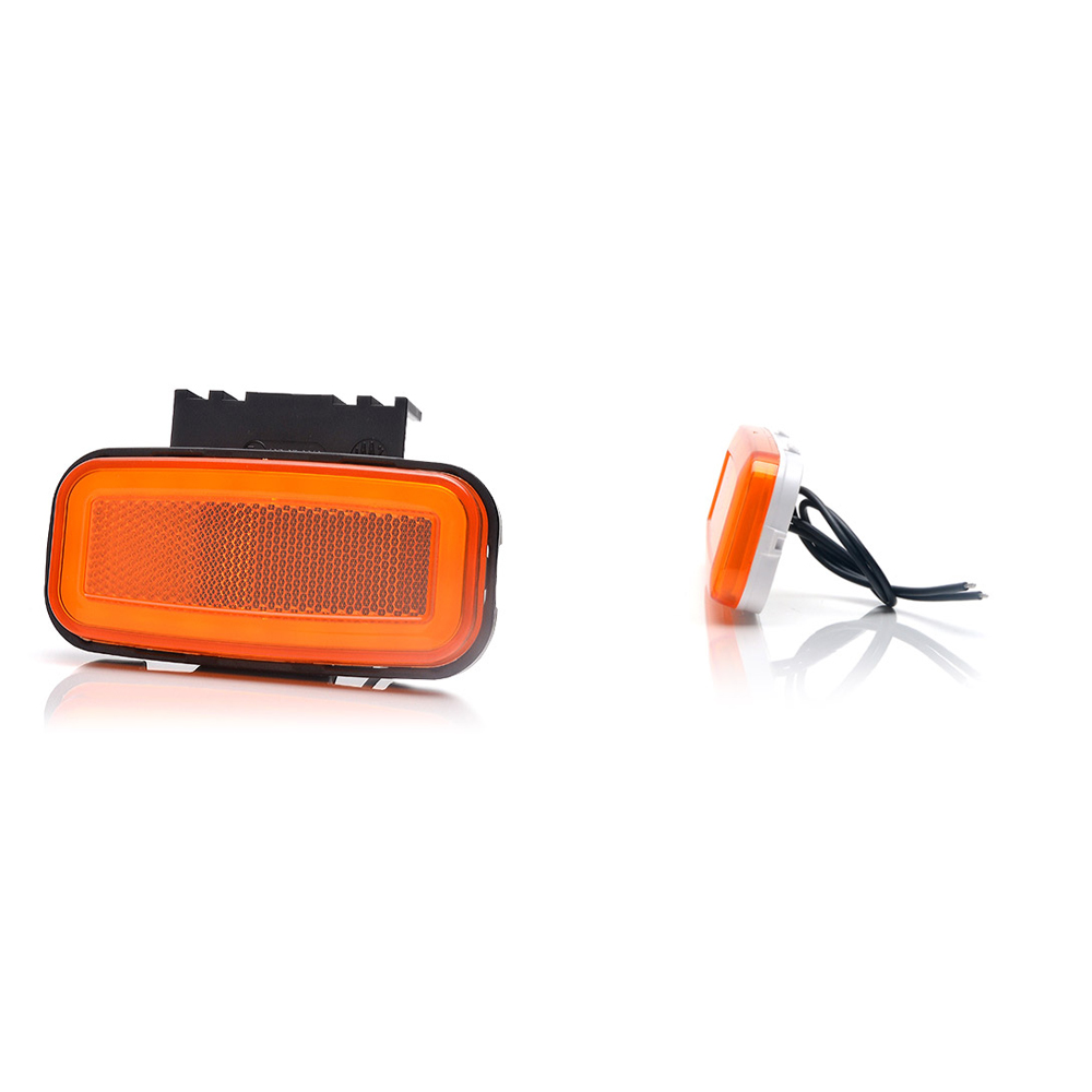 Lampa gabarit led 1402 w199, 12v-24v, pozitie portocaliu was - 1402 - WAS