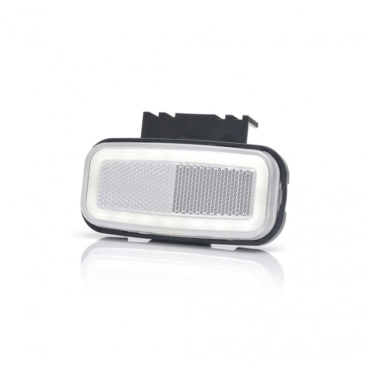 Lampa gabarit led 1404 w199, 12v-24v, pozitie alb was - 1404 - WAS
