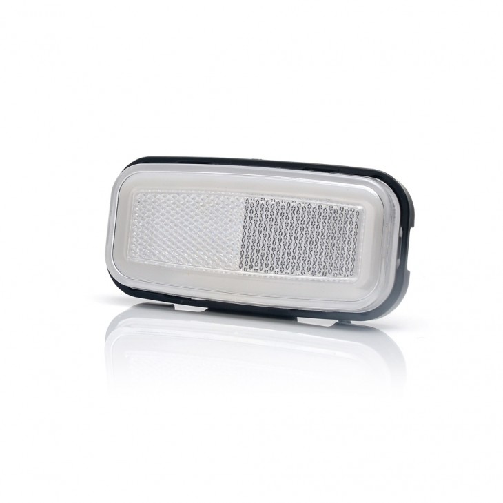 Lampa gabarit led 1404 w199, 12v-24v, pozitie alb was - 1404 - WAS