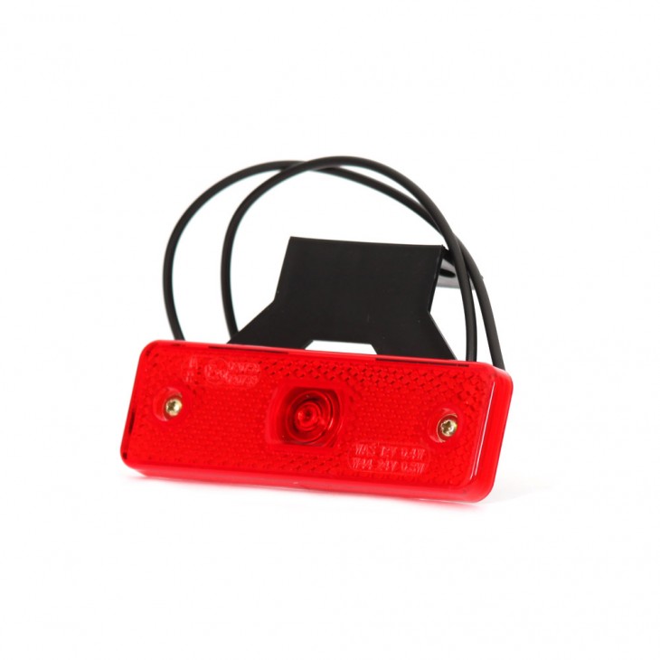 Lampa gabarit led 218z w44, 12v-24v, pozitie rosu was - 218Z - WAS