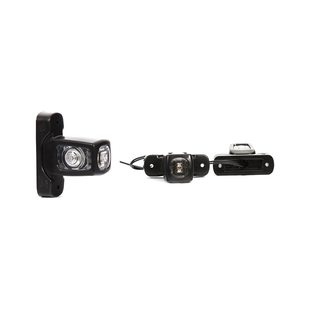Lampa gabarit led 286 w62, 12v-24v, pozitie alb / rosu / portocaliu was - 286 - WAS