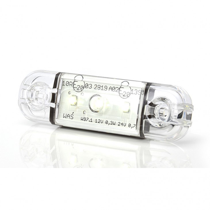 Lampa gabarit led 710 w97.1, 12v-24v, pozitie alb was - 710 - WAS