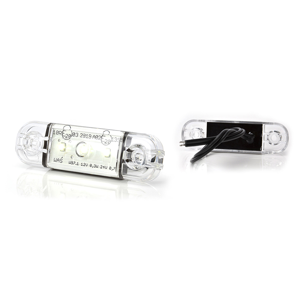 Lampa gabarit led 710 w97.1, 12v-24v, pozitie alb was - 710 - WAS