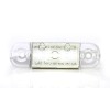 Lampa gabarit led 713 w97.2, 12v-24v, pozitie alb was - 43415 - WAS