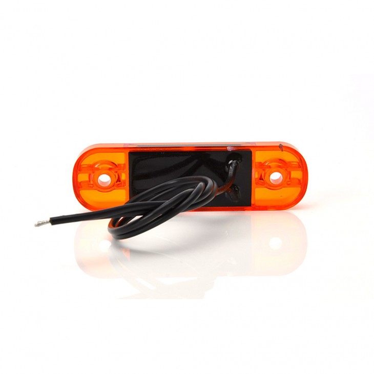 Lampa gabarit led 714 w97.3, 12v-24v, pozitie portocaliu was - 43416 - WAS
