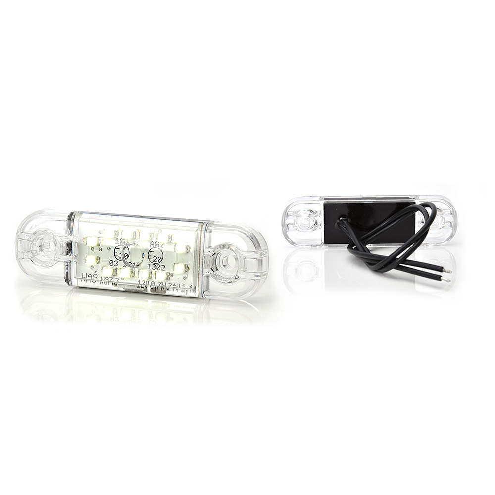 Lampa gabarit led 716 w97.3, 12v-24v, pozitie alb was - 716 - WAS
