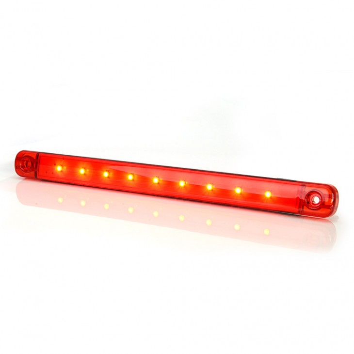 Lampa gabarit led 718 w97.4, 12v-24v, pozitie rosu was - 718 - WAS
