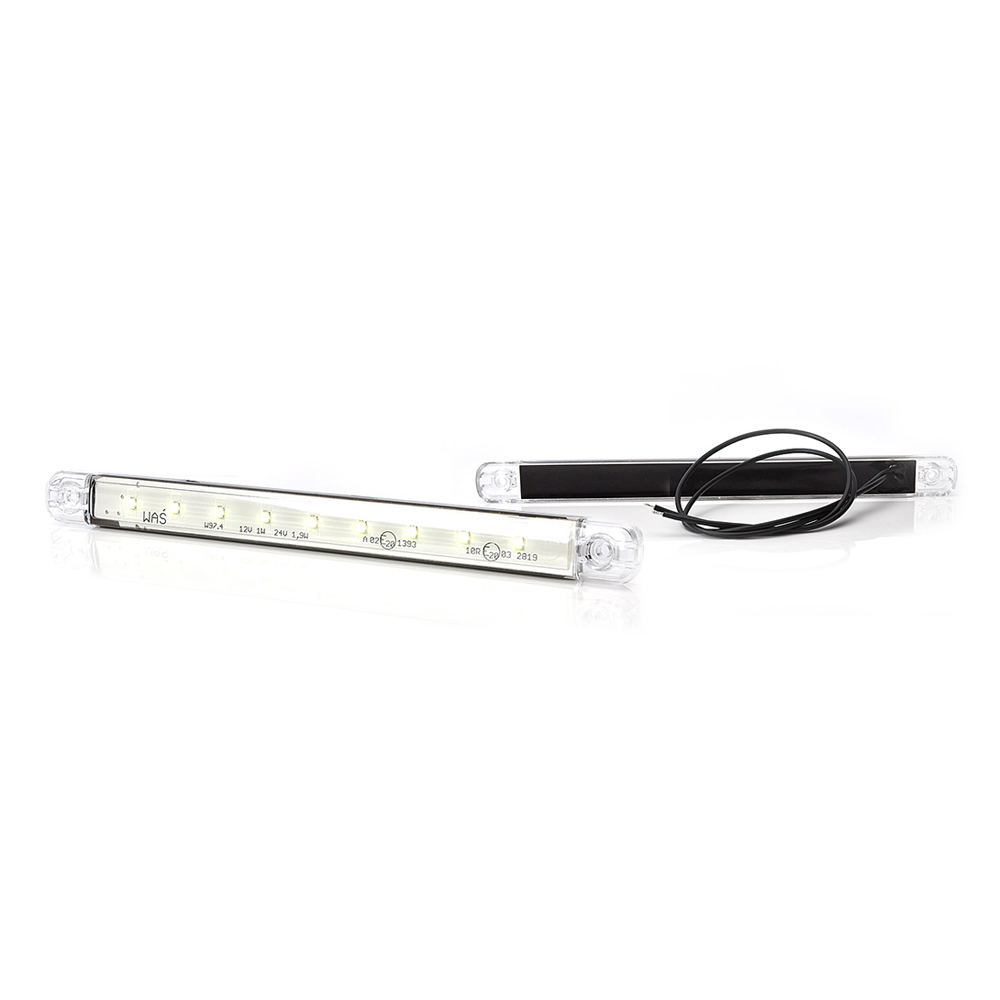 Lampa gabarit led 719 w97.4, 12v-24v, pozitie alb was - 719 - WAS