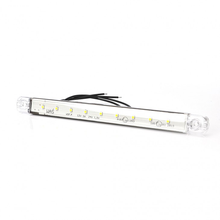 Lampa gabarit led 719 w97.4, 12v-24v, pozitie alb was - 719 - WAS