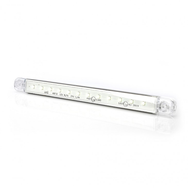 Lampa gabarit led 722 w97.5, 12v-24v, pozitie alb was - 722 - WAS