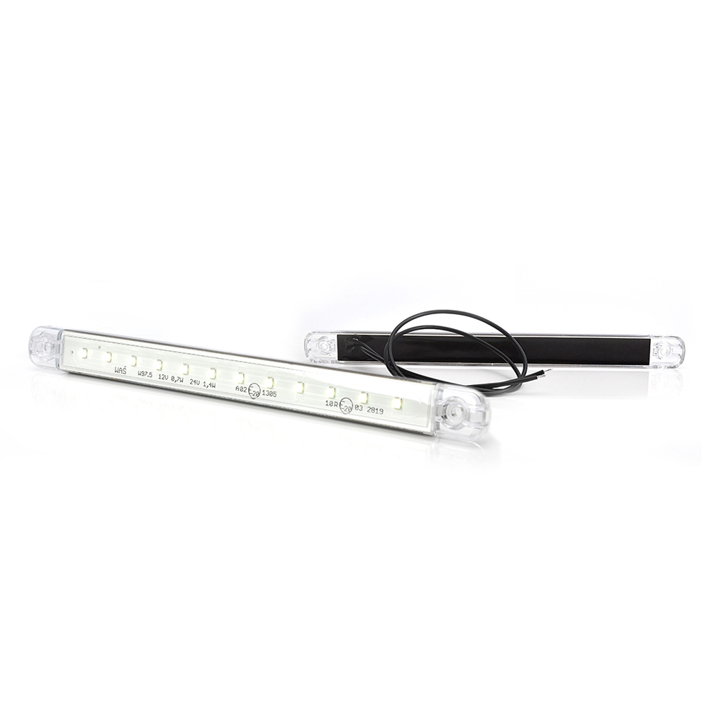 Lampa gabarit led 722 w97.5, 12v-24v, pozitie alb was - 722 - WAS