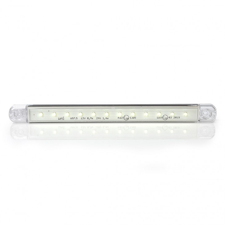 Lampa gabarit led 722 w97.5, 12v-24v, pozitie alb was - 722 - WAS
