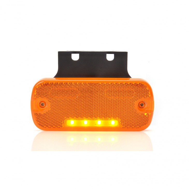 Lampa gabarit led 904 w128, 12v-24v, pozitie portocaliu was - 904 - WAS