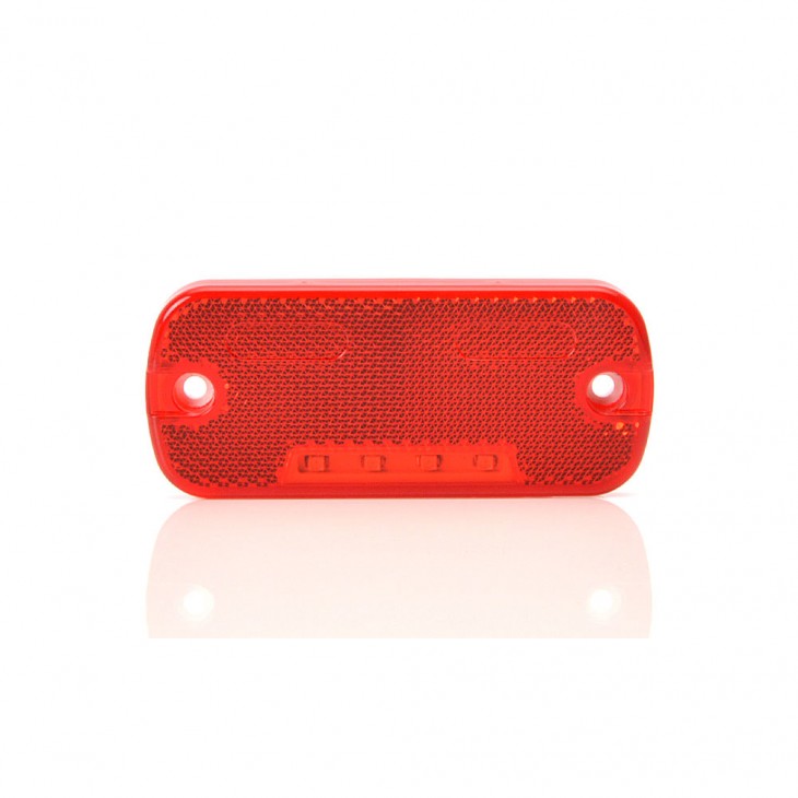 Lampa gabarit led 905 w128, 12v-24v, pozitie rosu was - 905 - WAS