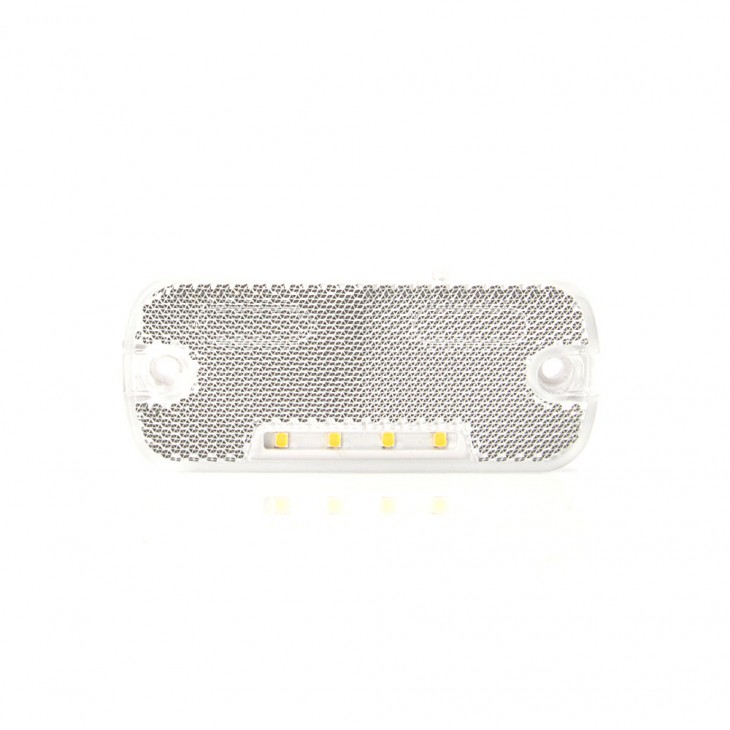 Lampa gabarit led 906 w128, 12v-24v, pozitie alb was - 906 - WAS