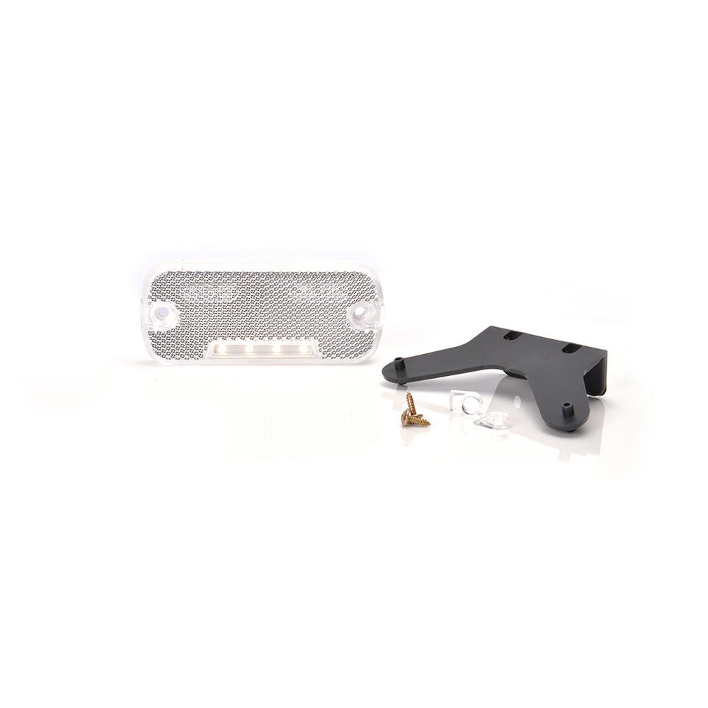 Lampa gabarit led 906 w128, 12v-24v, pozitie alb was - 906 - WAS