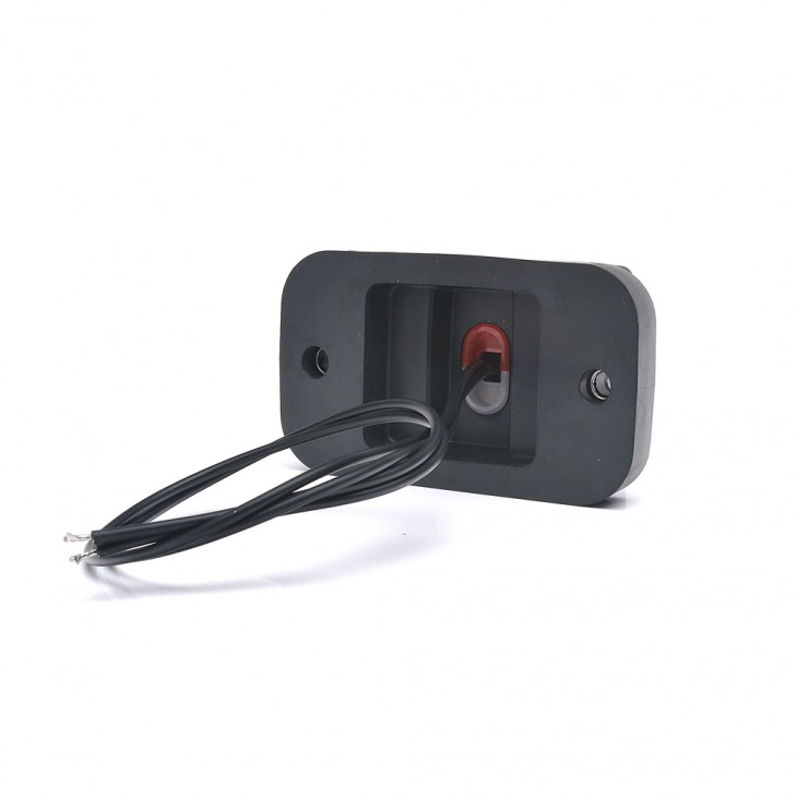 Lampa gabarit led cu brat 1169 w168.32, 12v-24v, pozitie alb / rosu / portocaliu was - 1169 - WAS