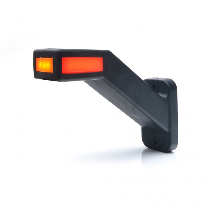 Lampa gabarit led cu brat 1171l w168.4, 12v-24v, pozitie alb / rosu / portocaliu stanga was - 1171L - WAS