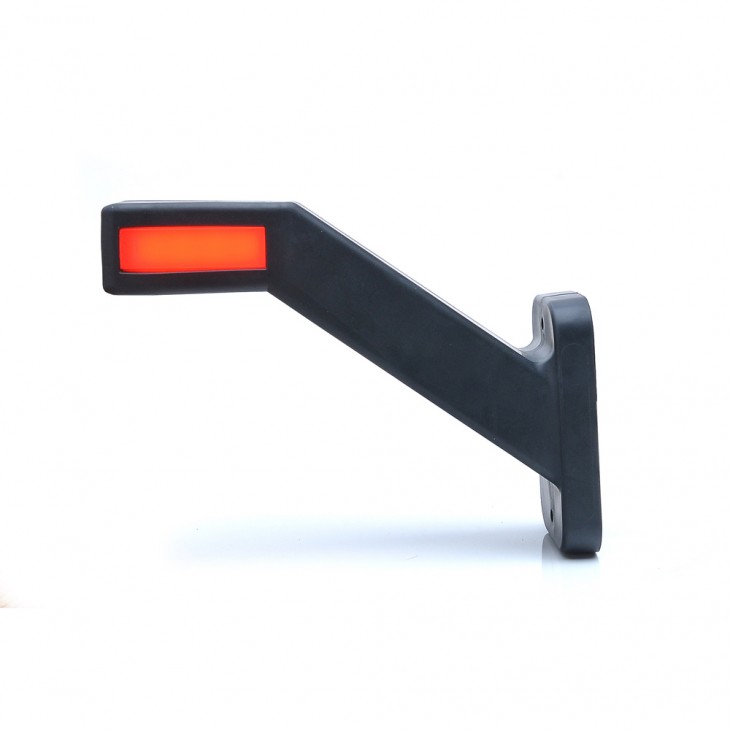 Lampa gabarit led cu brat 1171l w168.4, 12v-24v, pozitie alb / rosu / portocaliu stanga was - 1171L - WAS