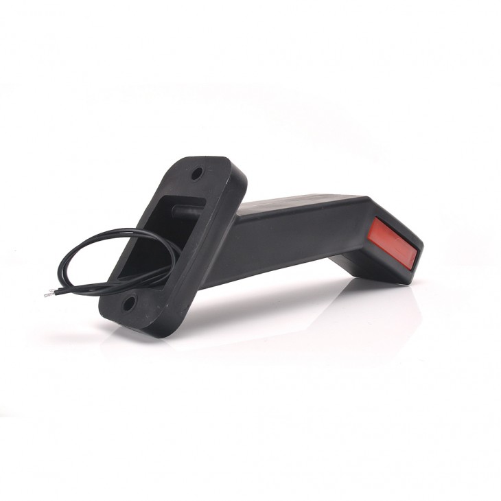 Lampa gabarit led cu brat 1171p w168.4, 12v-24v, pozitie alb / rosu / portocaliu dreapta was - 1171P - WAS