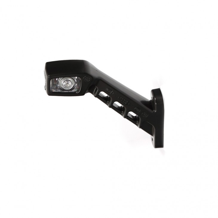 Lampa gabarit led cu brat 238l w48, 12v-24v, pozitie alb / rosu / portocaliu stanga was - 238L - WAS