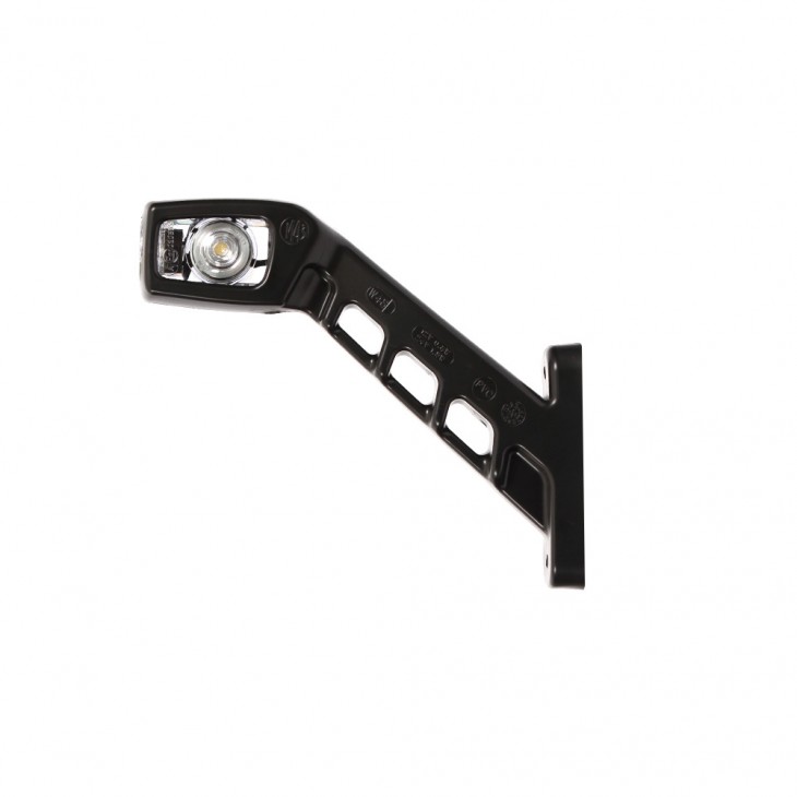 Lampa gabarit led cu brat 238l w48, 12v-24v, pozitie alb / rosu / portocaliu stanga was - 238L - WAS