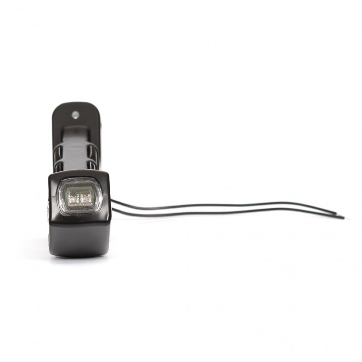 Lampa gabarit led cu brat 238l w48, 12v-24v, pozitie alb / rosu / portocaliu stanga was - 238L - WAS