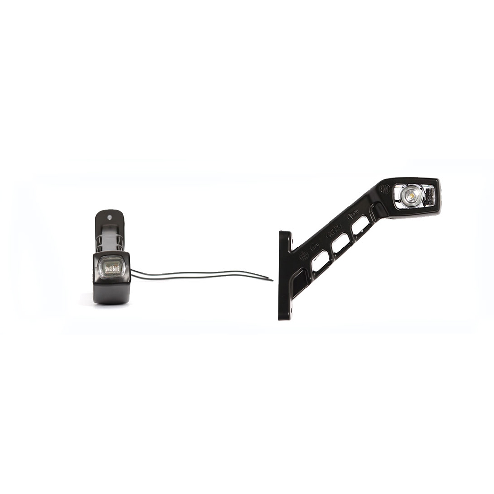 Lampa gabarit led cu brat 238p w48, 12v-24v, pozitie alb / rosu / portocaliu dreapta was - 238P - WAS