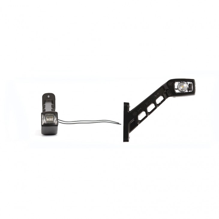 Lampa gabarit led cu brat 238p w48, 12v-24v, pozitie alb / rosu / portocaliu dreapta was - 238P - WAS