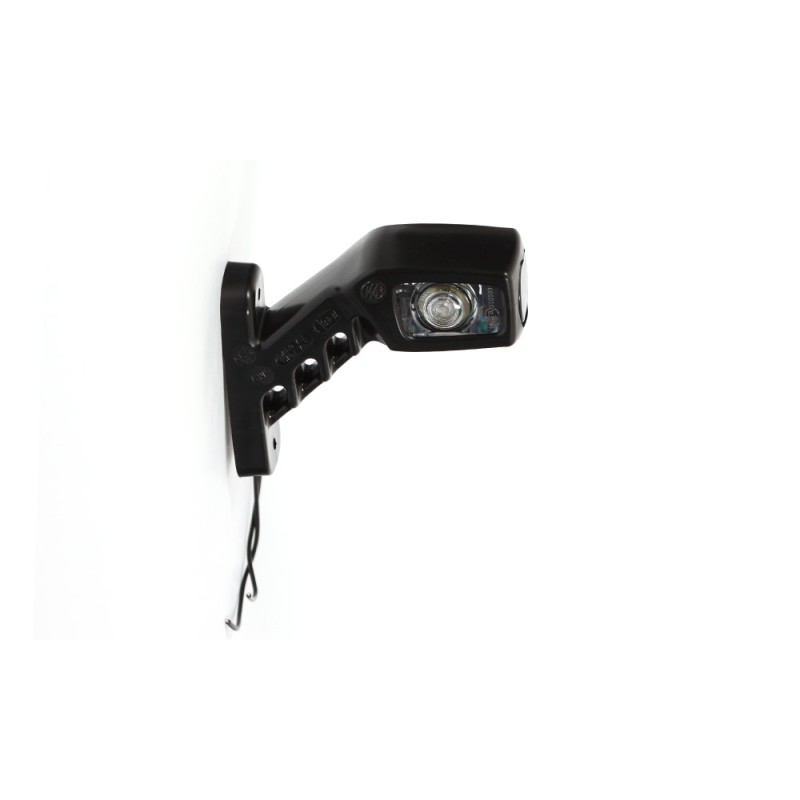 Lampa gabarit led cu brat 241p w49, 12v-24v, pozitie alb / rosu / portocaliu dreapta was - 43384 - WAS